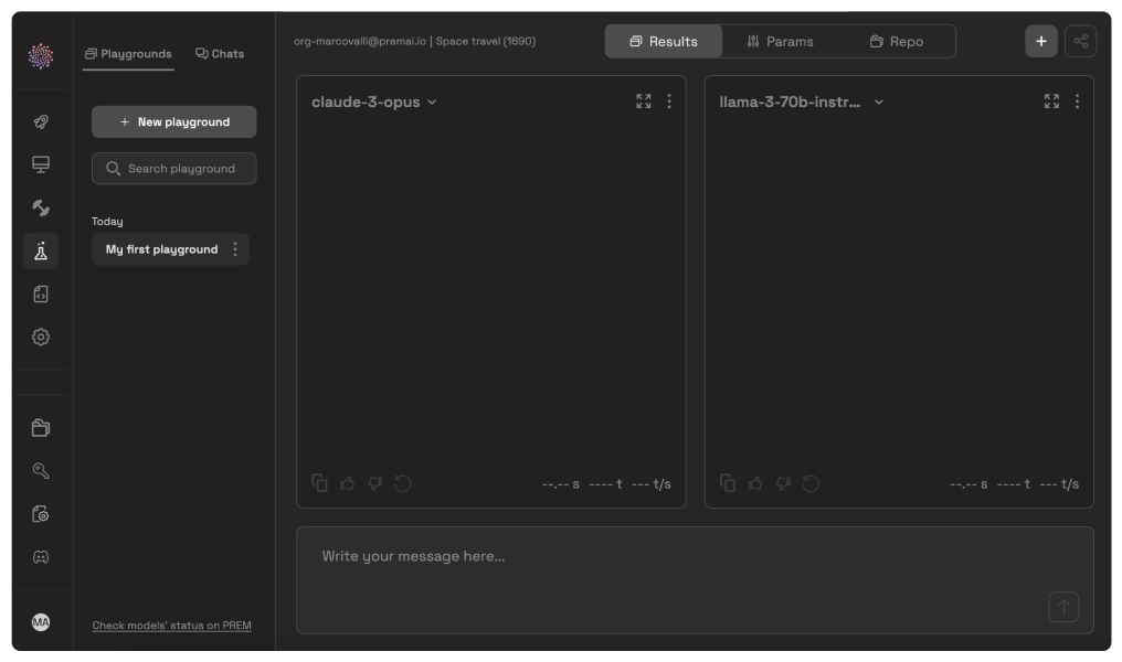 Prem Platform playgrounds